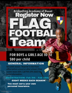 Flag Football-Register NOW!